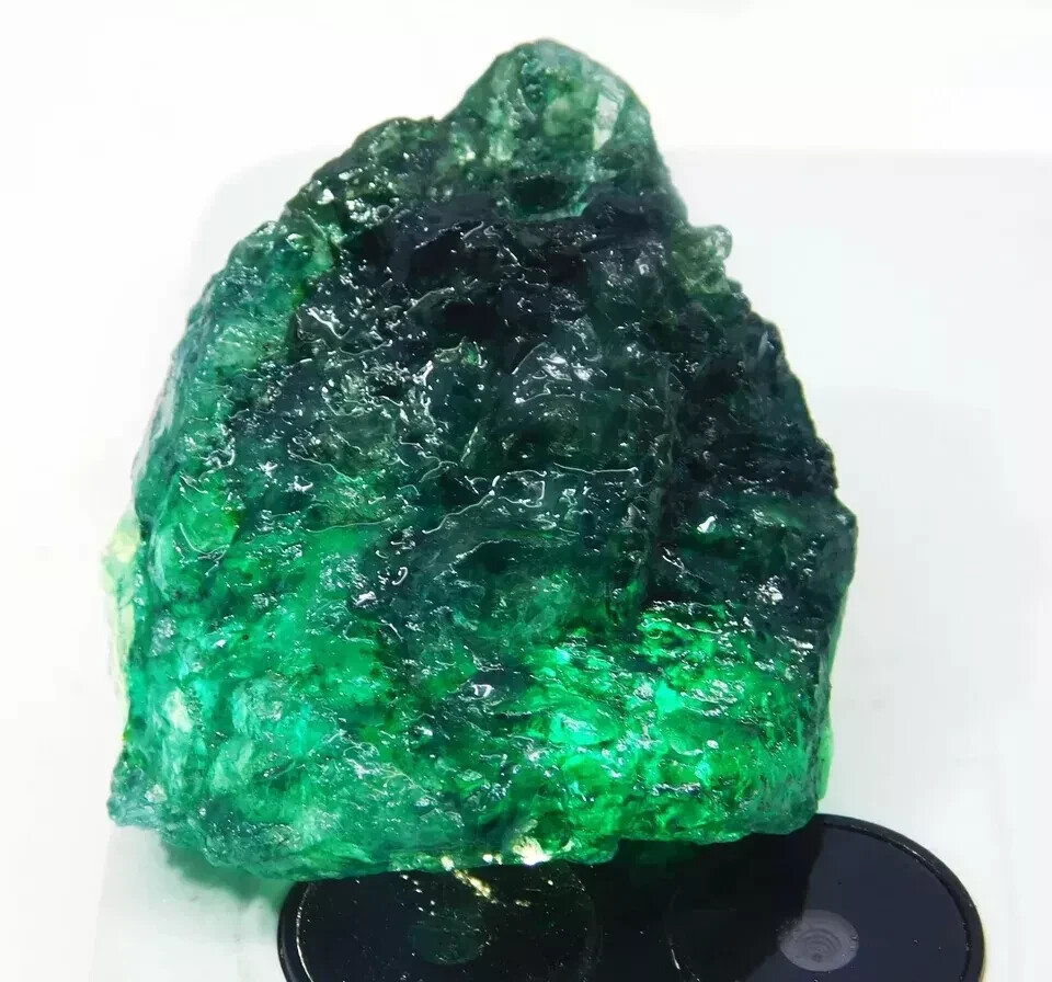 170-200 Carat Colombian Green Emerald Rough – Natural Uncut Gemstone Earth Mind