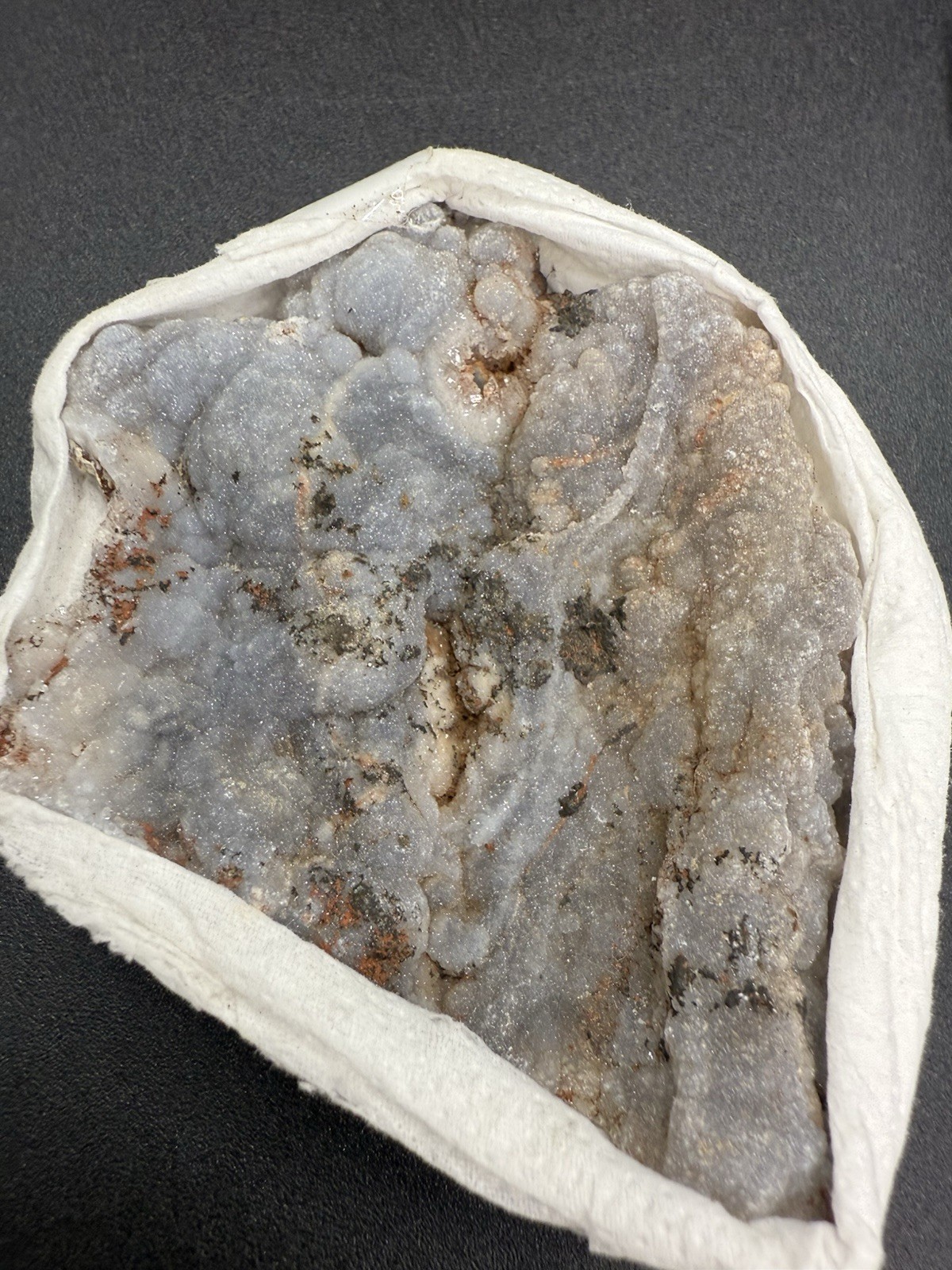 Amazing Chalcedony Flat 8 Pieces!!The Whole Box! Quartz ,Crystals ,Minerals,Gift