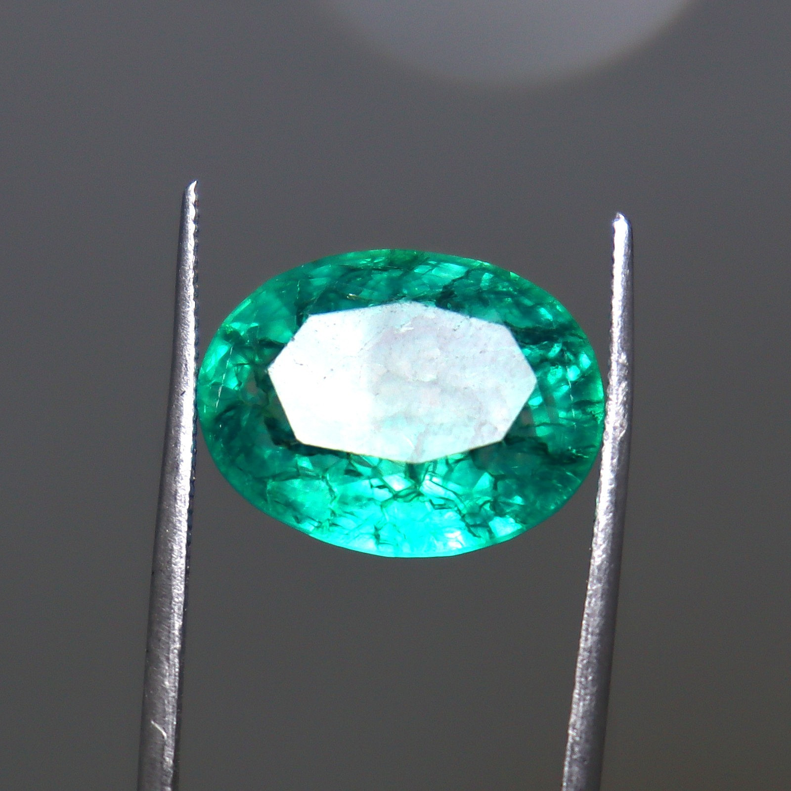 Green Emerald Certified Natural Colombian Oval Cut Loose Gemstone
