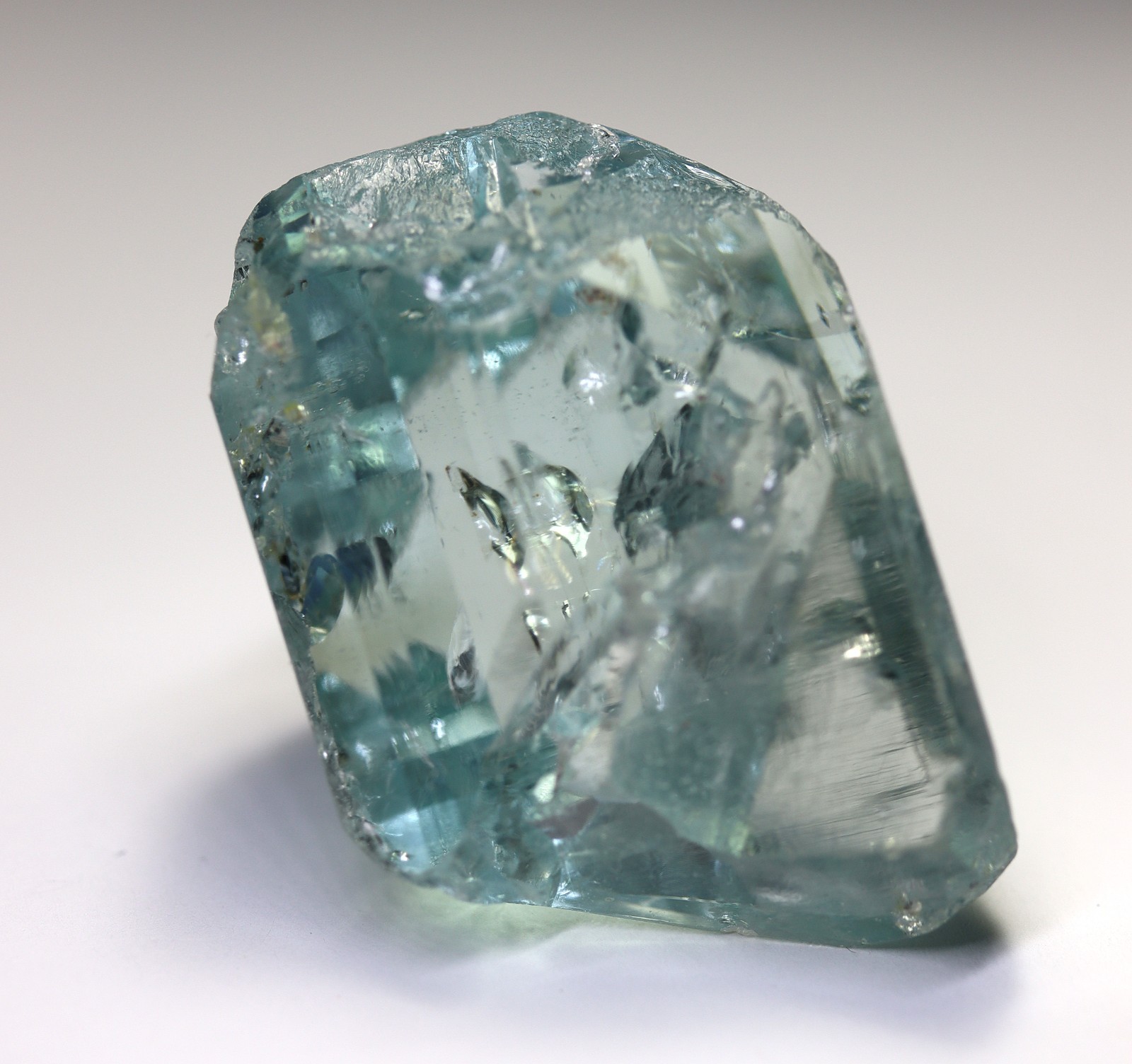 Natural Gem blue Topaz. Appears a complete floater. 1980’s stash. MG Brazil