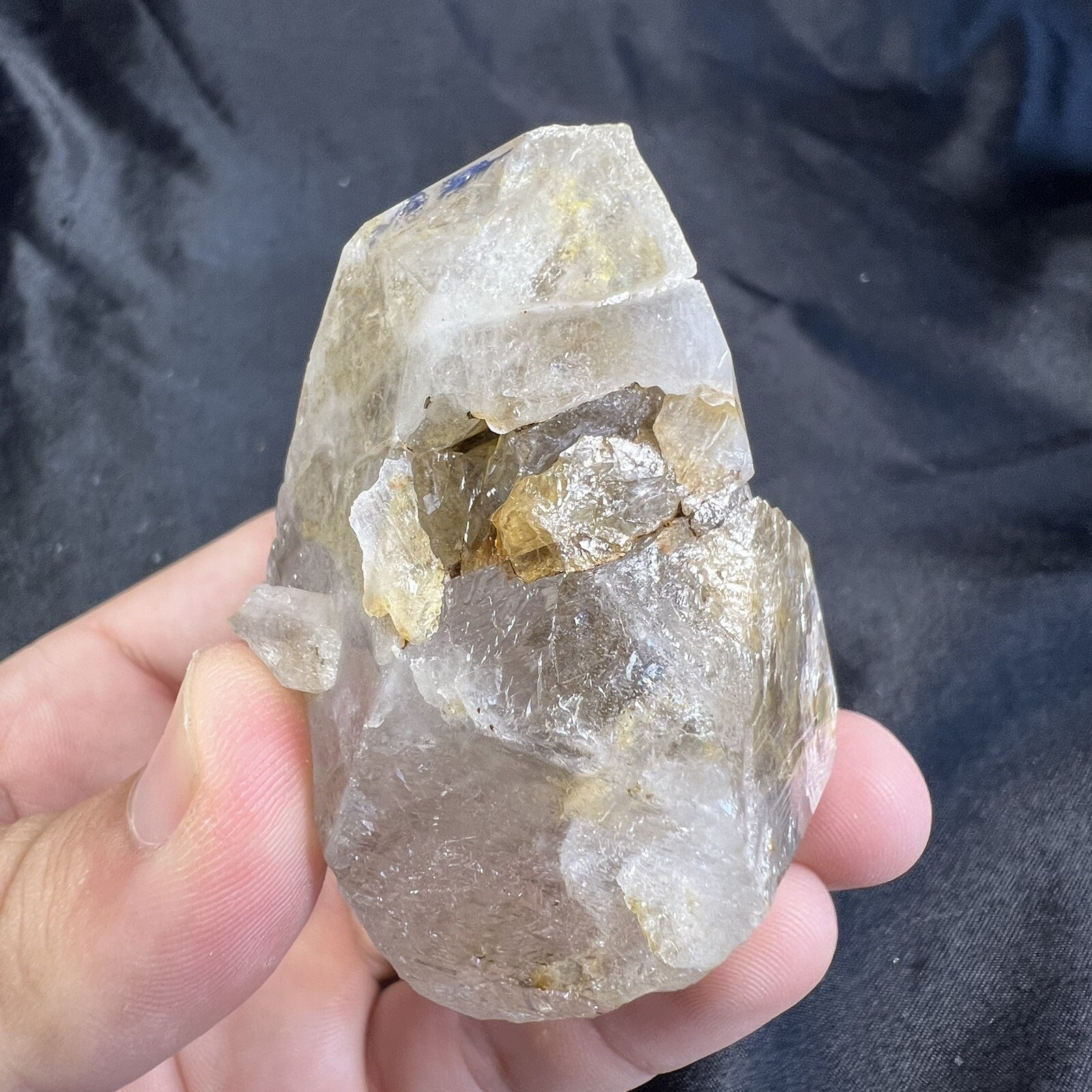 Herkimer Diamond Quartz Crystal Point / from New York