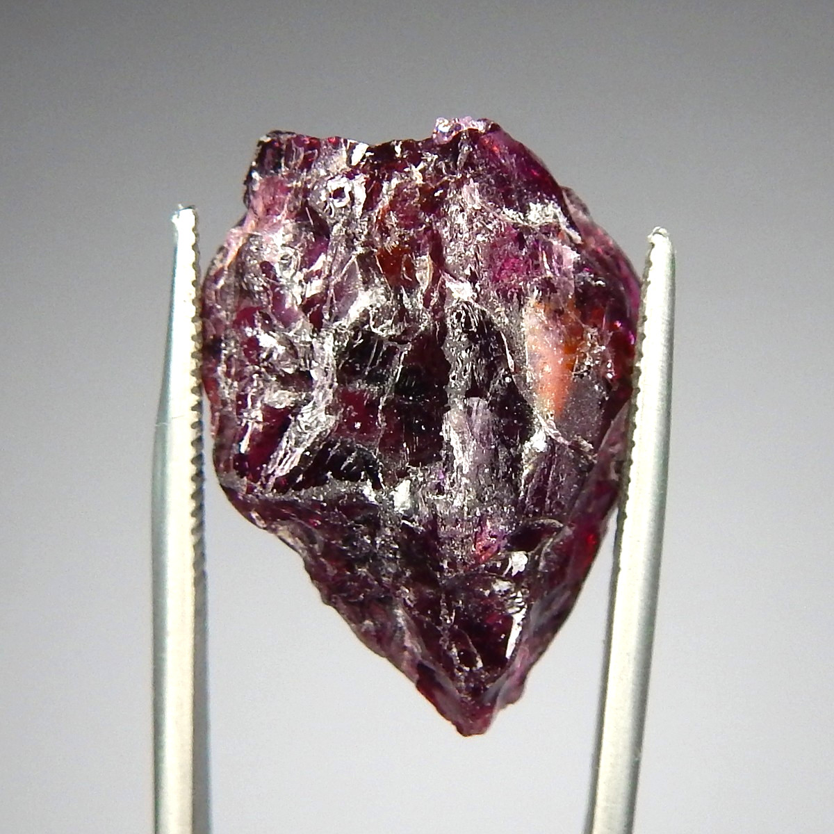 27.8ct Purple Rubellite Tourmaline Iridescent Natural Mined Unheated Rough