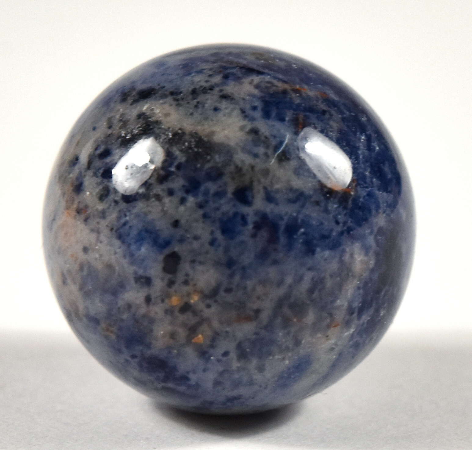 20mm Blue Sodalite w/ Inclusions Sphere Polished Crystal Mineral – China (1PC)