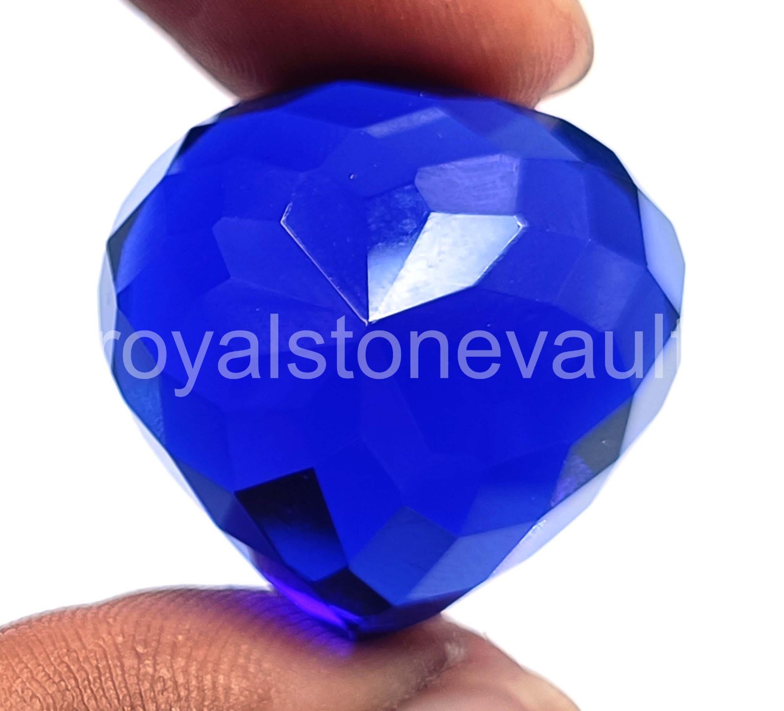 74.30 Ct Natural Blue Sapphire Pear Shape IGL Certified Loose Gemstone 5AOF