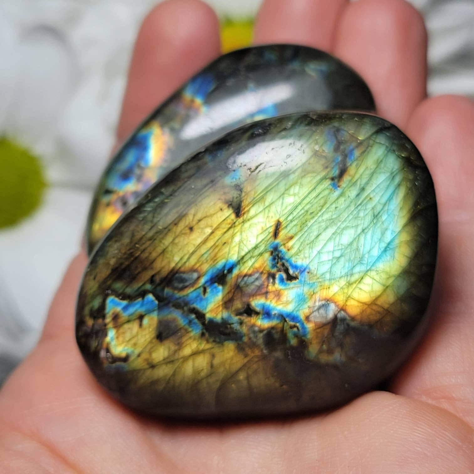 Labradorite Palm Stone