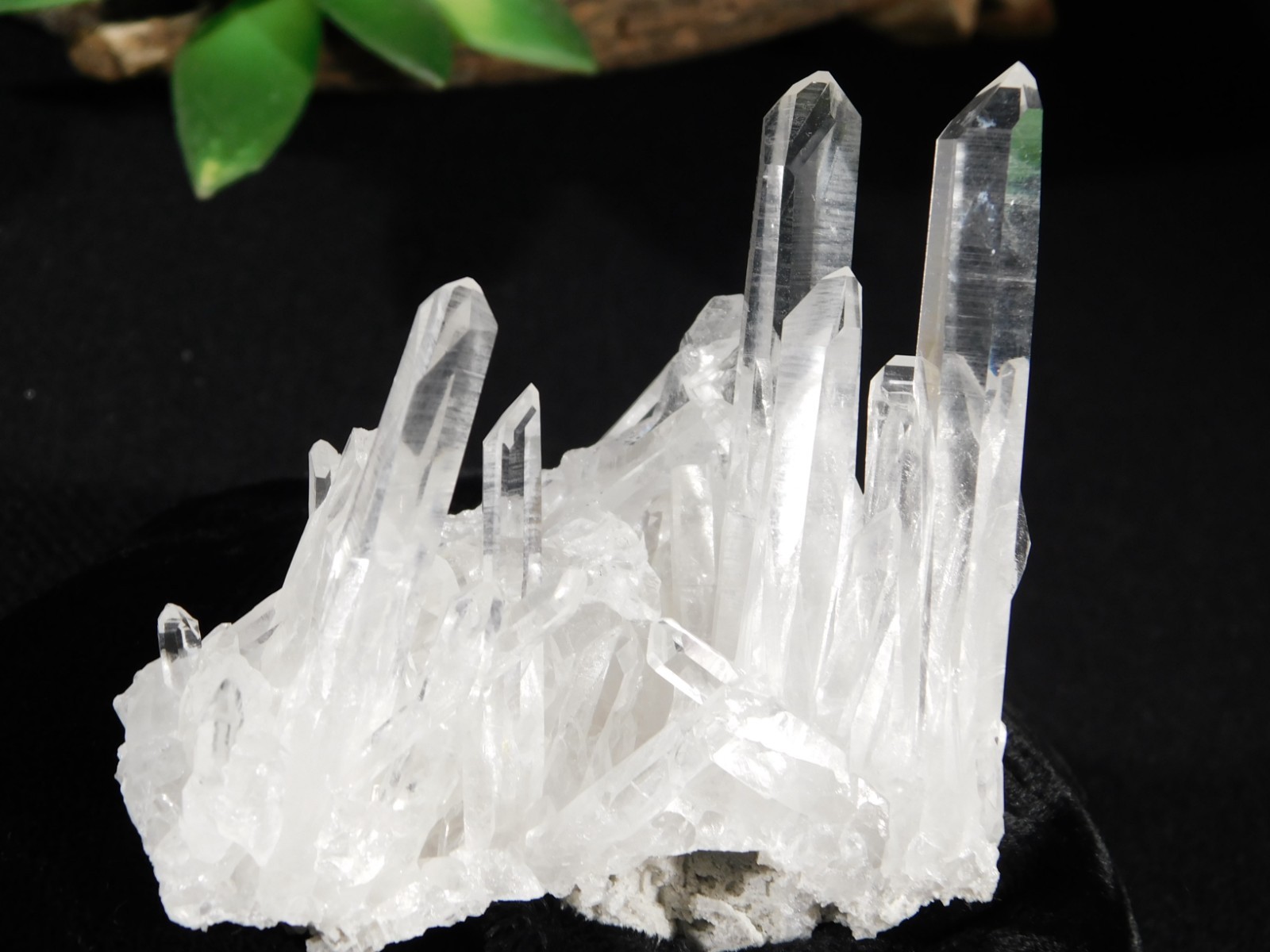 VERY TRANSLUCENT! Quartz Crystal Cluster Collier Creek ARKANSAS 100gr