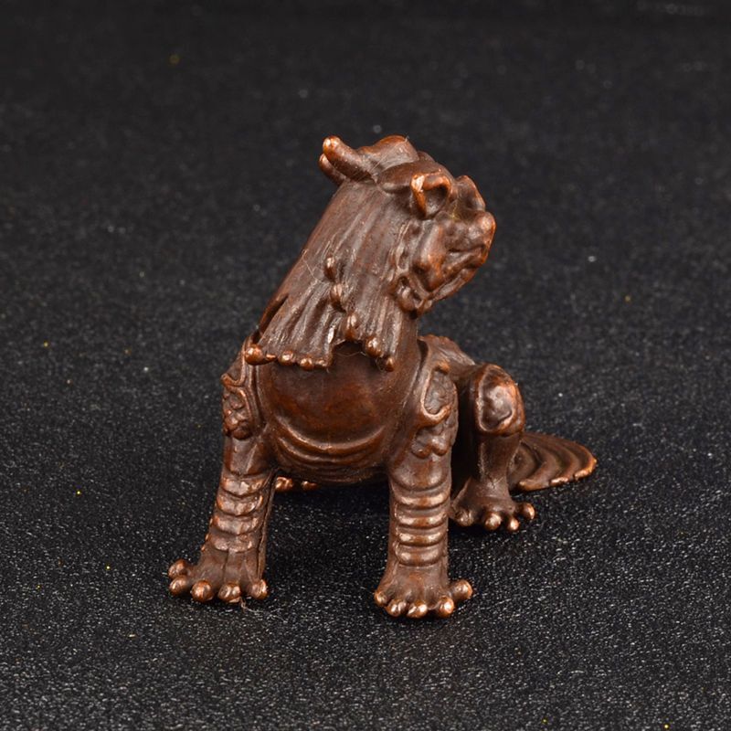 150g Ancient Chinese Handcrafted.Brass Exquisite.Unicorn Mountain in Tibet.gift