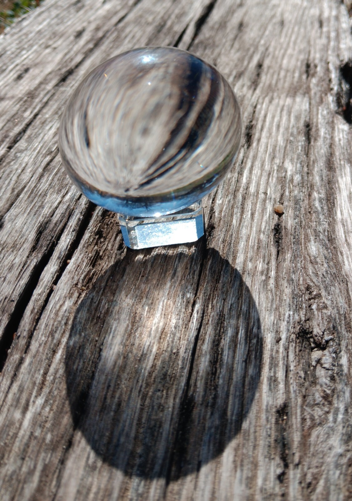 K9 Color Crystal Balls 50mm/80mm Sphere with Stand Meditation Feng Shui