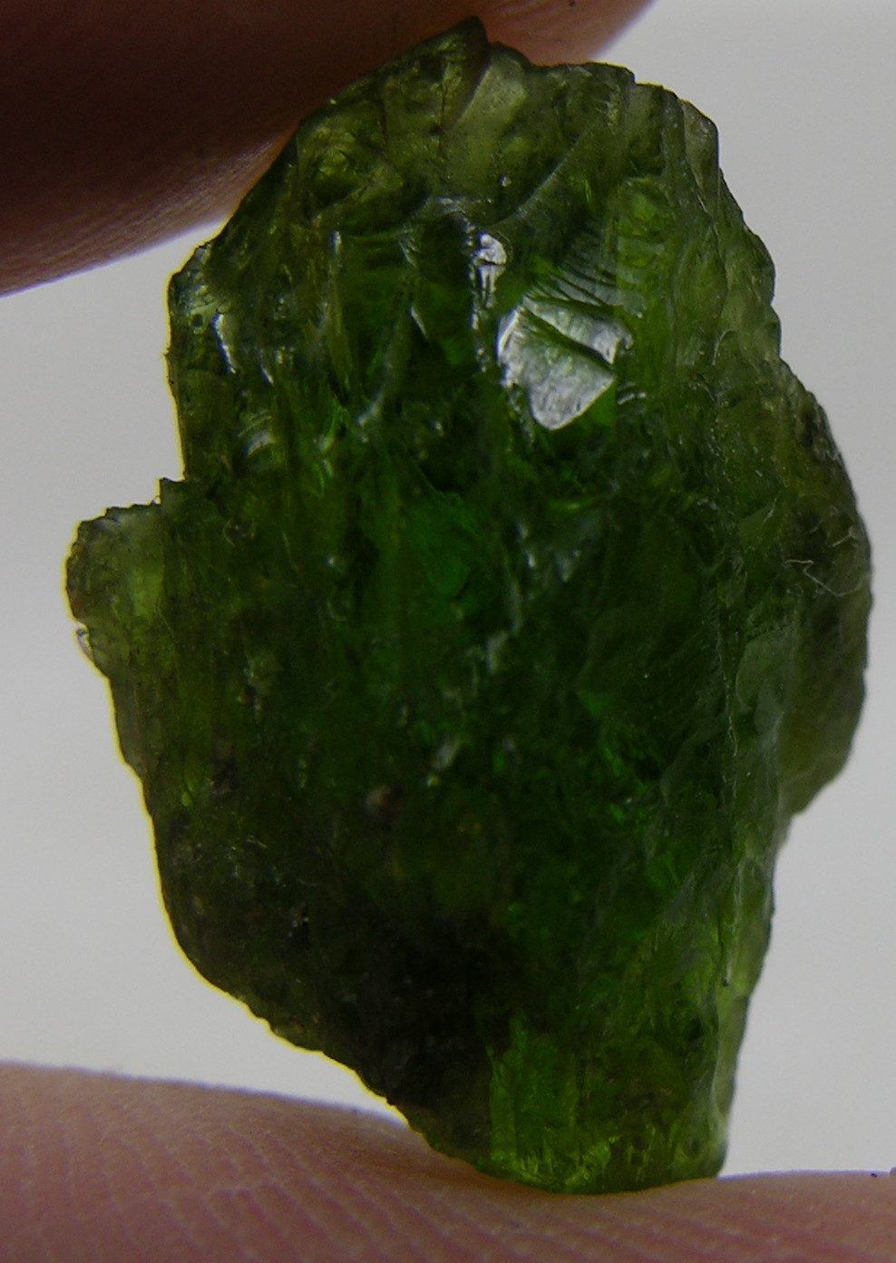 8.20Ct Russia 100% Natural Rough Raw Uncut Diopside Crystal Specimen 1.60g 17mm