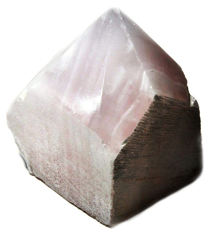 Pink Calcite Top Polished Point 2-3″ Crystal (Each Varies Naturally)