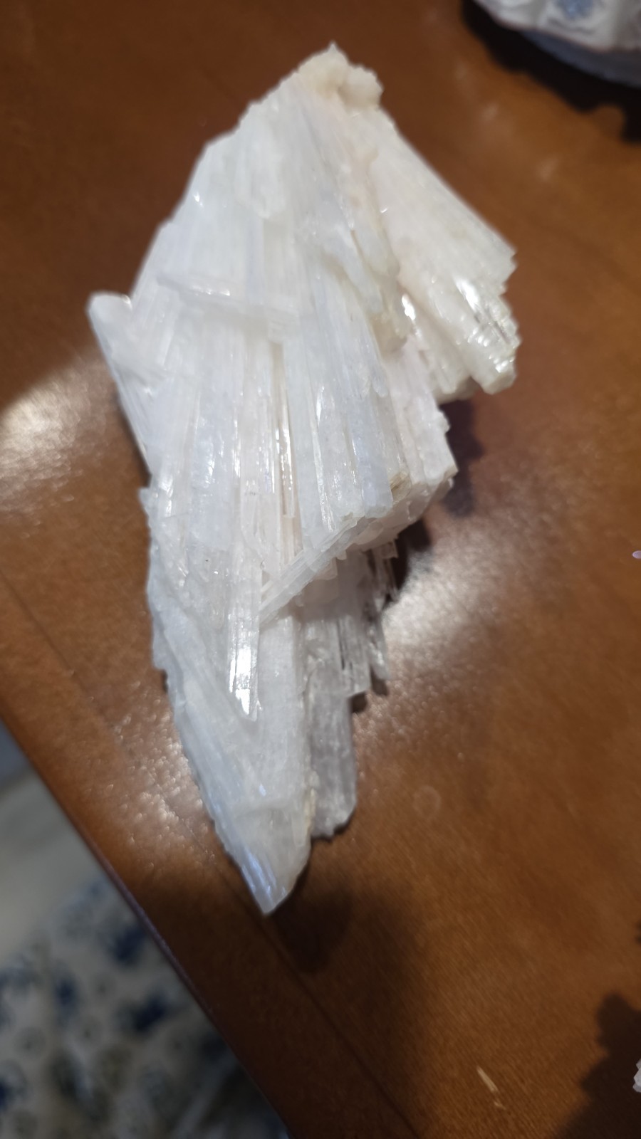Scolecite Spray Cluster Mineral 4 piece lot Zeolites from India Exactly as Shown