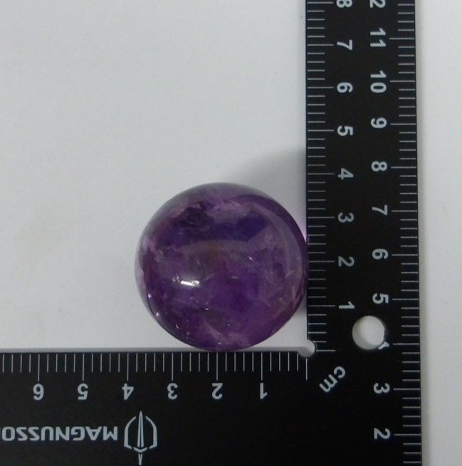 Beautiful Small Polished Amethyst Sphere 3.5cm (stand not included)