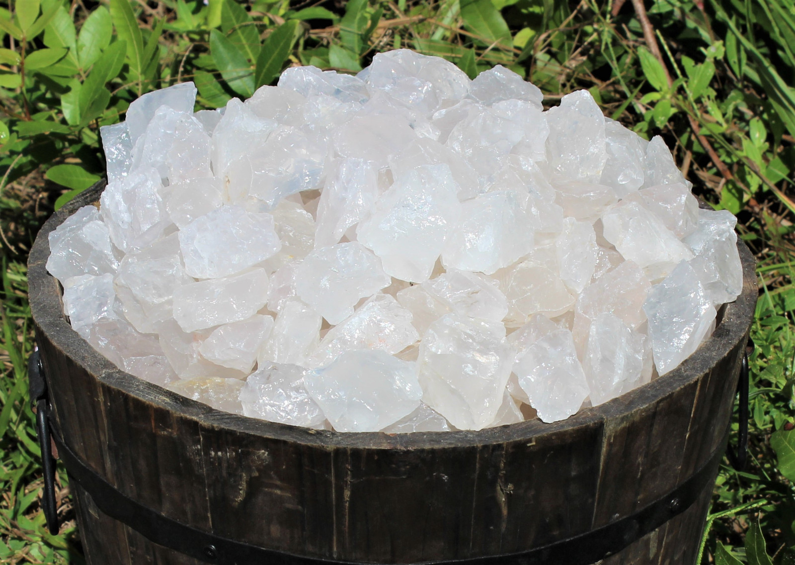 5 lb HUGE Bulk Lot of Natural Rough Girasol Opal Crystals (Raw Rock Quartz)