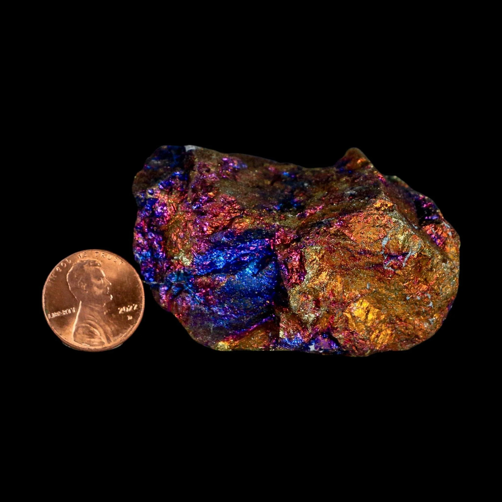 2.4″ Chalcopyrite Bornite Brilliant Multicolored Peacock Ore Chihuahua Mexico
