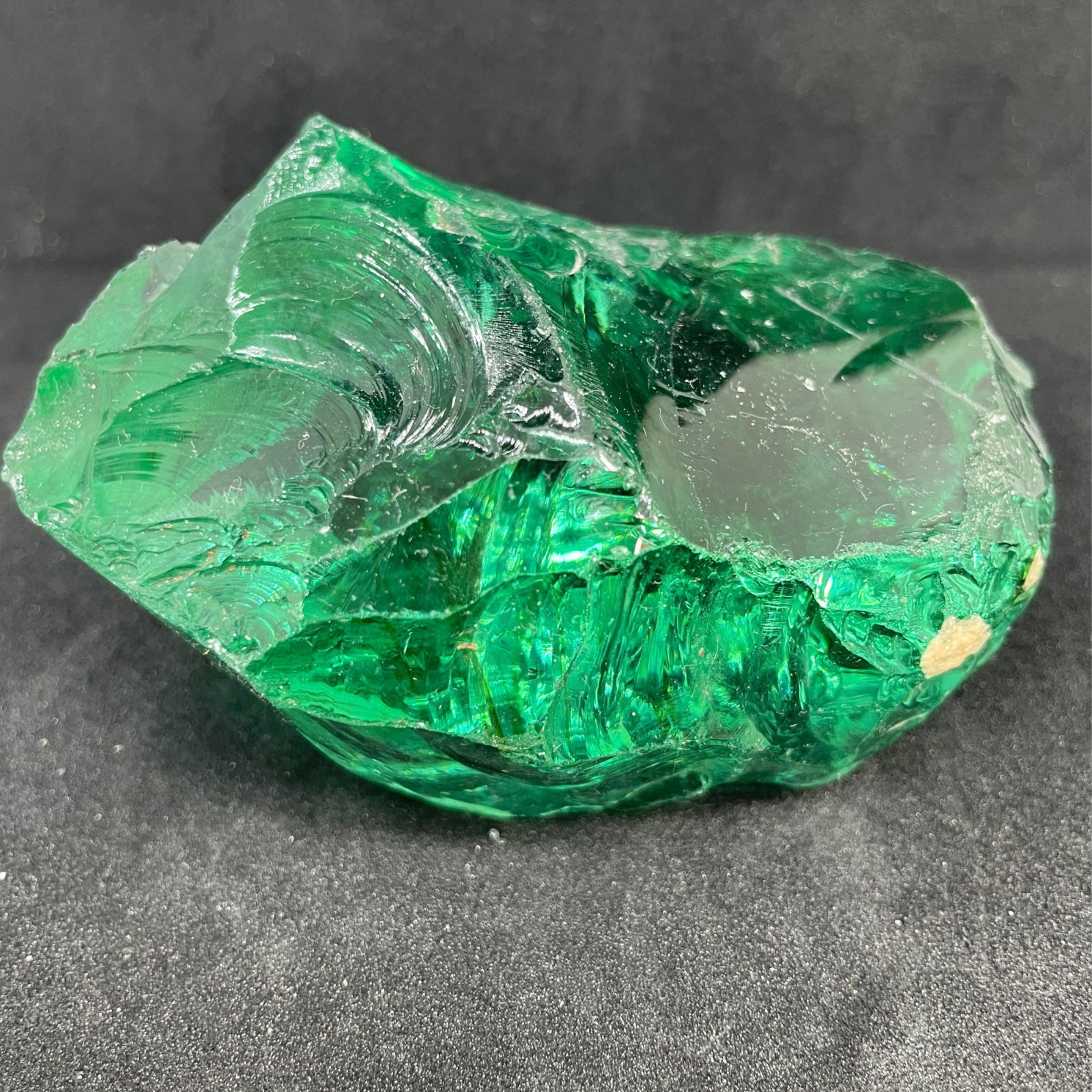 Premium Large Raw Green Obsidian Stone 1050-1200 CT– Crystal for Home Décor