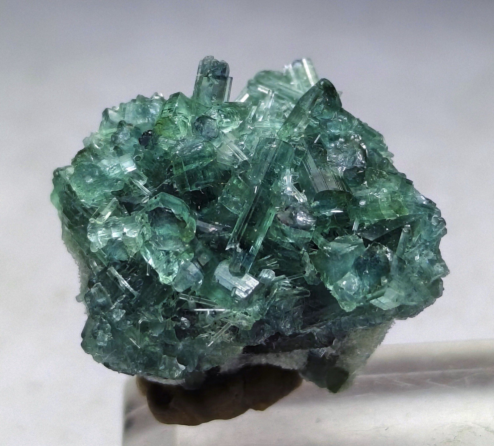 Natural Bluesh Tourmaline Crystal Cluster | Collector Mineral Specimen