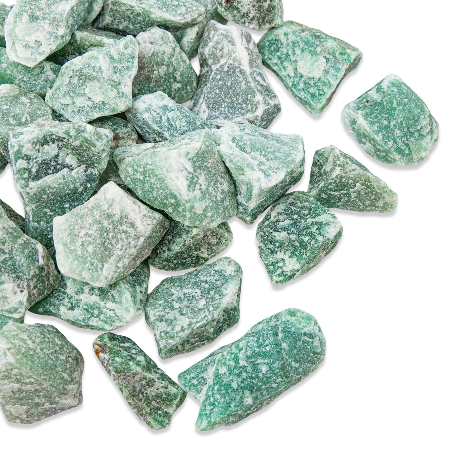 Green Aventurine Crystal aka Green Quartz Bulk Wholesale Crystals from Brazil