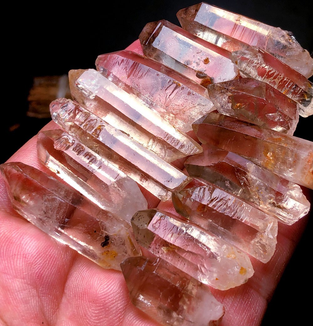 76g 14Diamond Grade!Super Seven Skeletal Amethyst Quartz Crystal Namibia r393