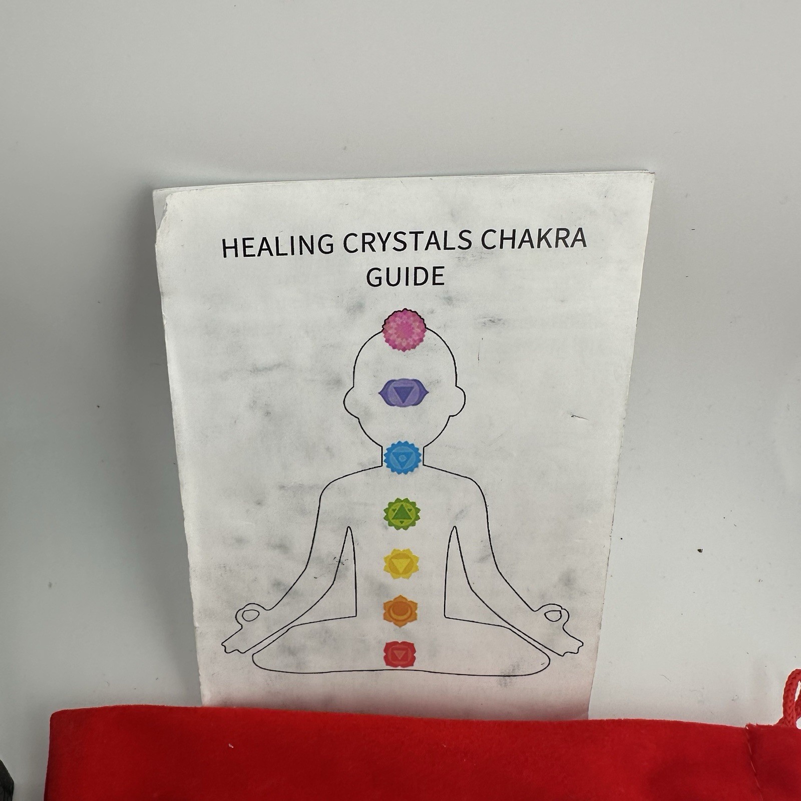 23pc Healing Crystals Chakra Stone Set Gift Box Pendants Rose Quartz