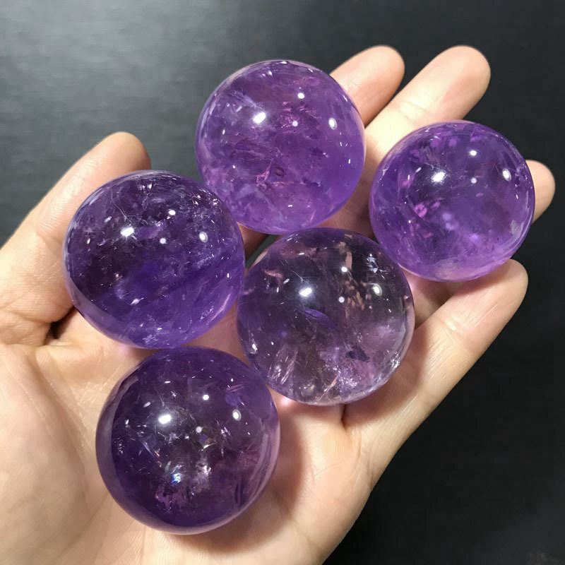 Natural Clear Rose Quartz Crystal Orb Ball Healing Energy Stone Sphere W/ Stand