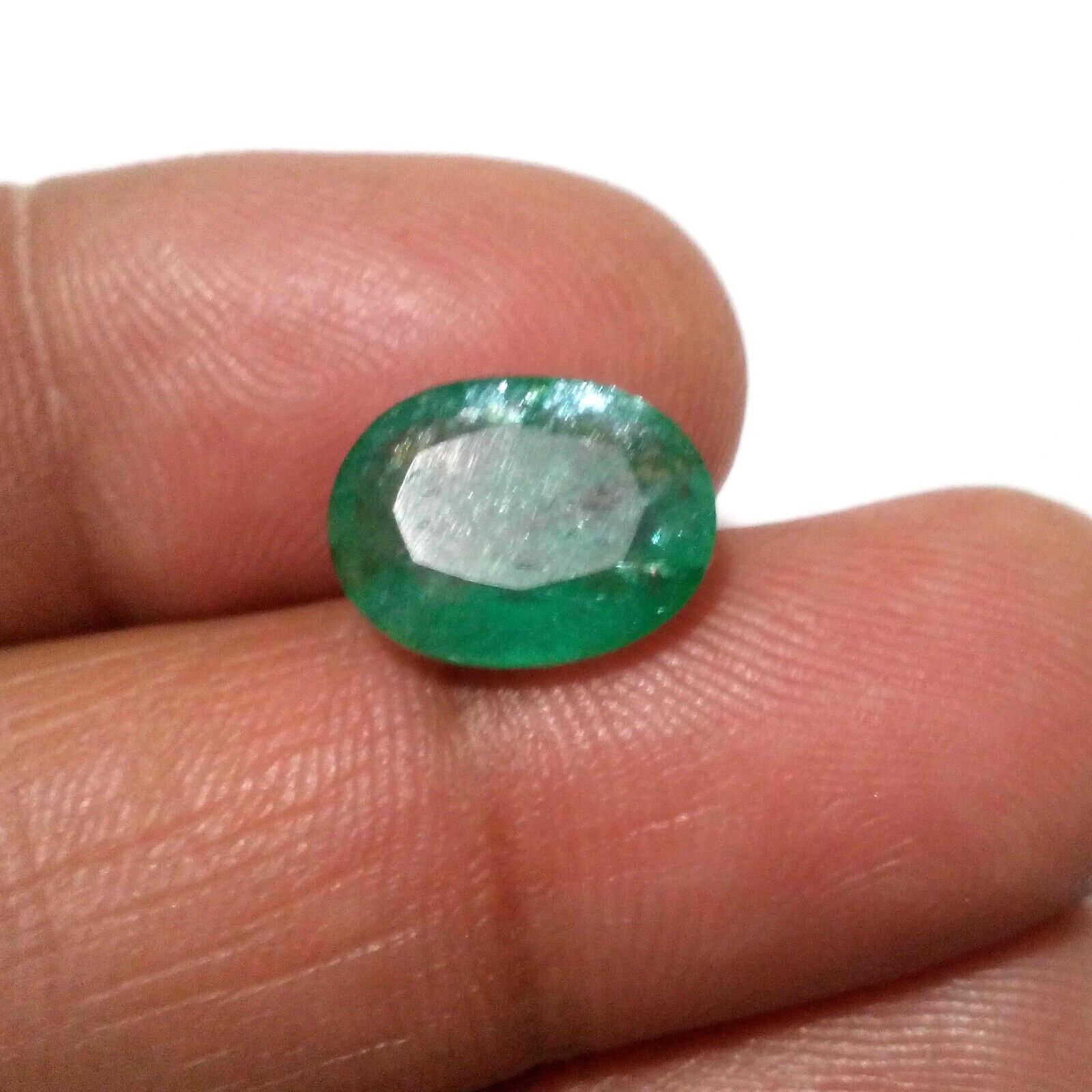 High Quality A+ Zambian Emerald Oval Shape 4.50 Crt Green Faceted Loose Gemstone