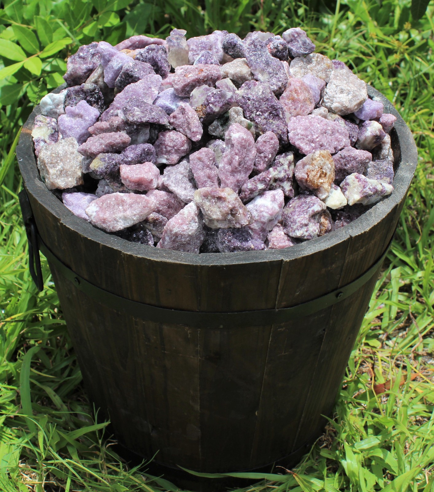11 lb Wholesale Rough Stone Buckets – Chose Your Gemstone (Raw Crystal Bulk Lot)