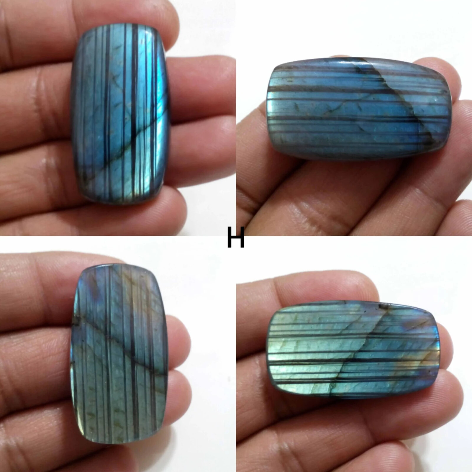 Multi Blue Fire Labradorite Mix Shape Cabochon Loose Gemstone For Making Jewelry