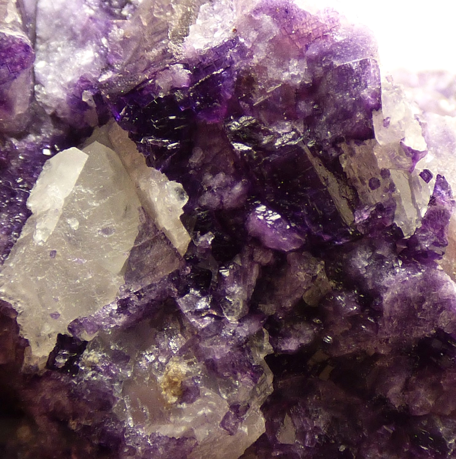 Blue John Fluorite Crystal Mineral Specimen Derbyshire 31mm 18g Unpolished
