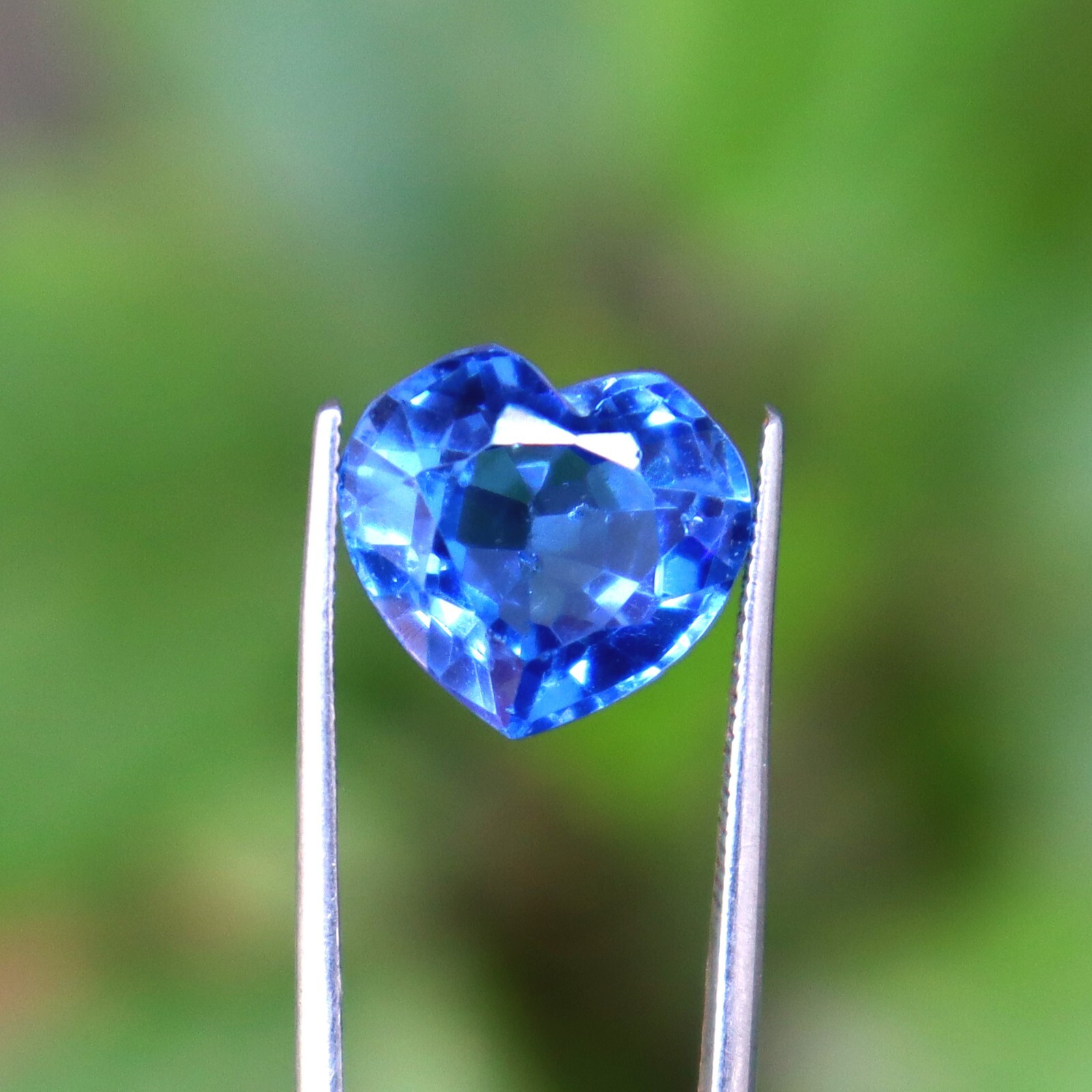 Natural Blue Sapphire Certified Loose Gemstone Heart Shape 9.90 Ct