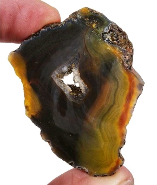 Agate Faced Nodule 28.1 grams.