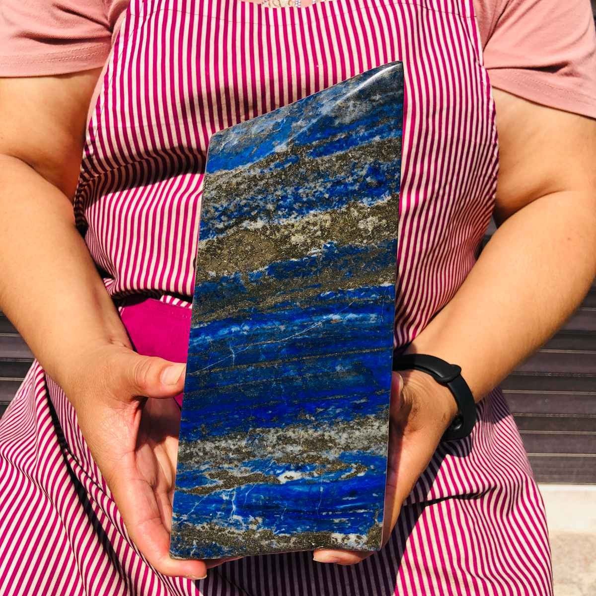 10LB Natural Lapis Lazuli Mineral Specimen Deep Blue Crystal healing Collect