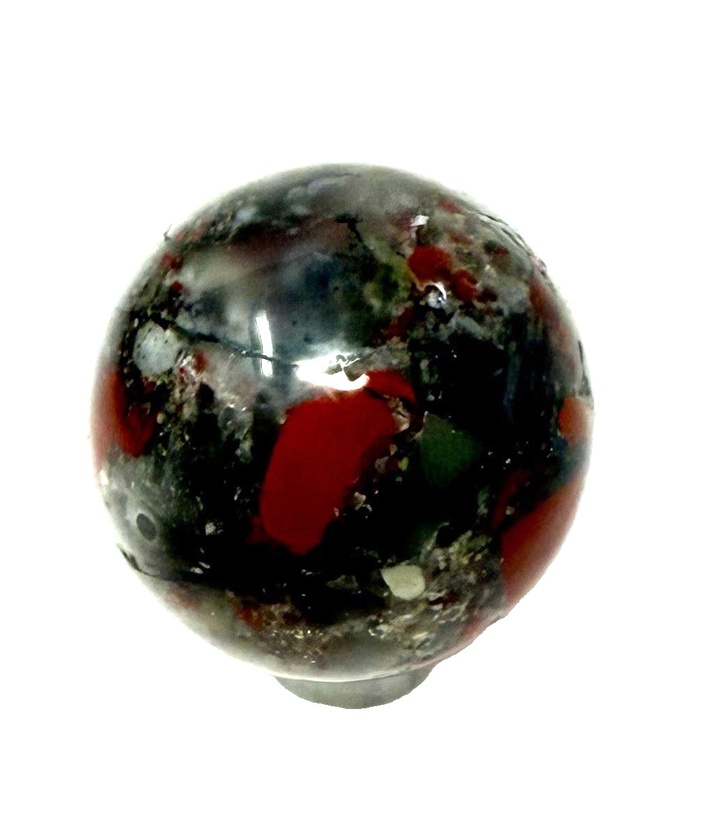 94g Dragon Blood 40mm Crystal Sphere With Holder