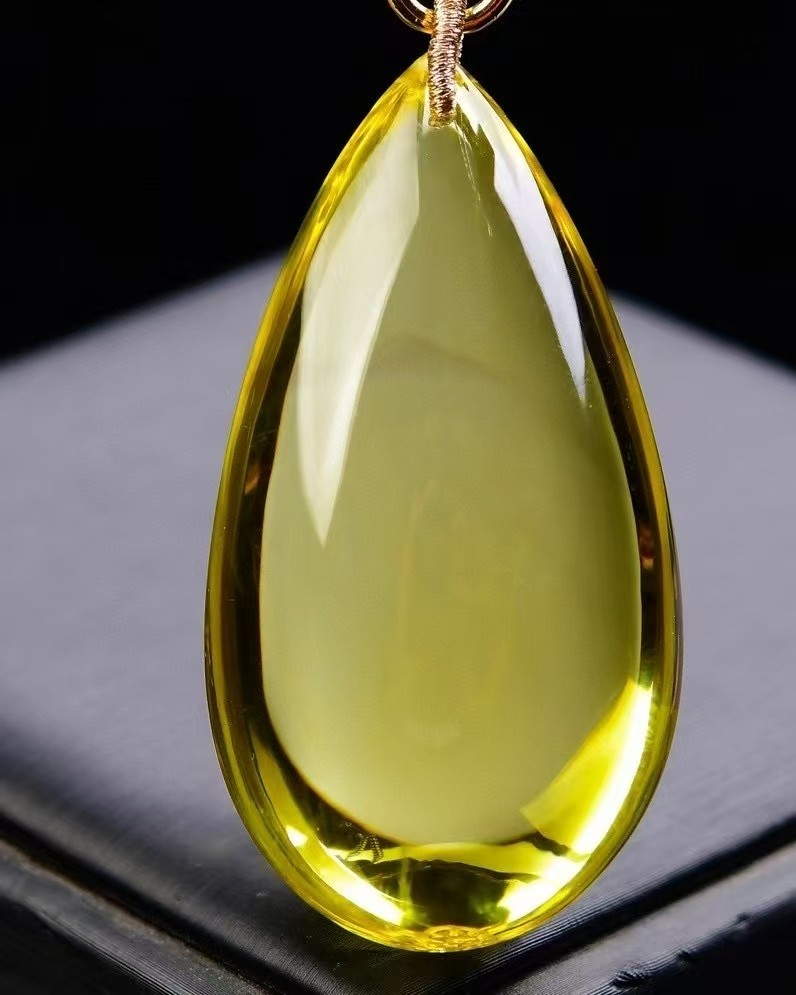 Natural and Exquisite yellow Citrine Pendant Mother’s Day Gift