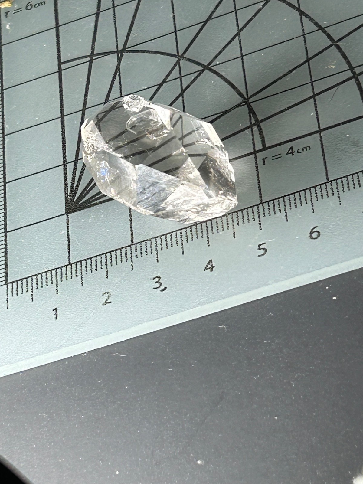 Herkimer Diamond Crystal * Trapped Air Pocket* Super Clear