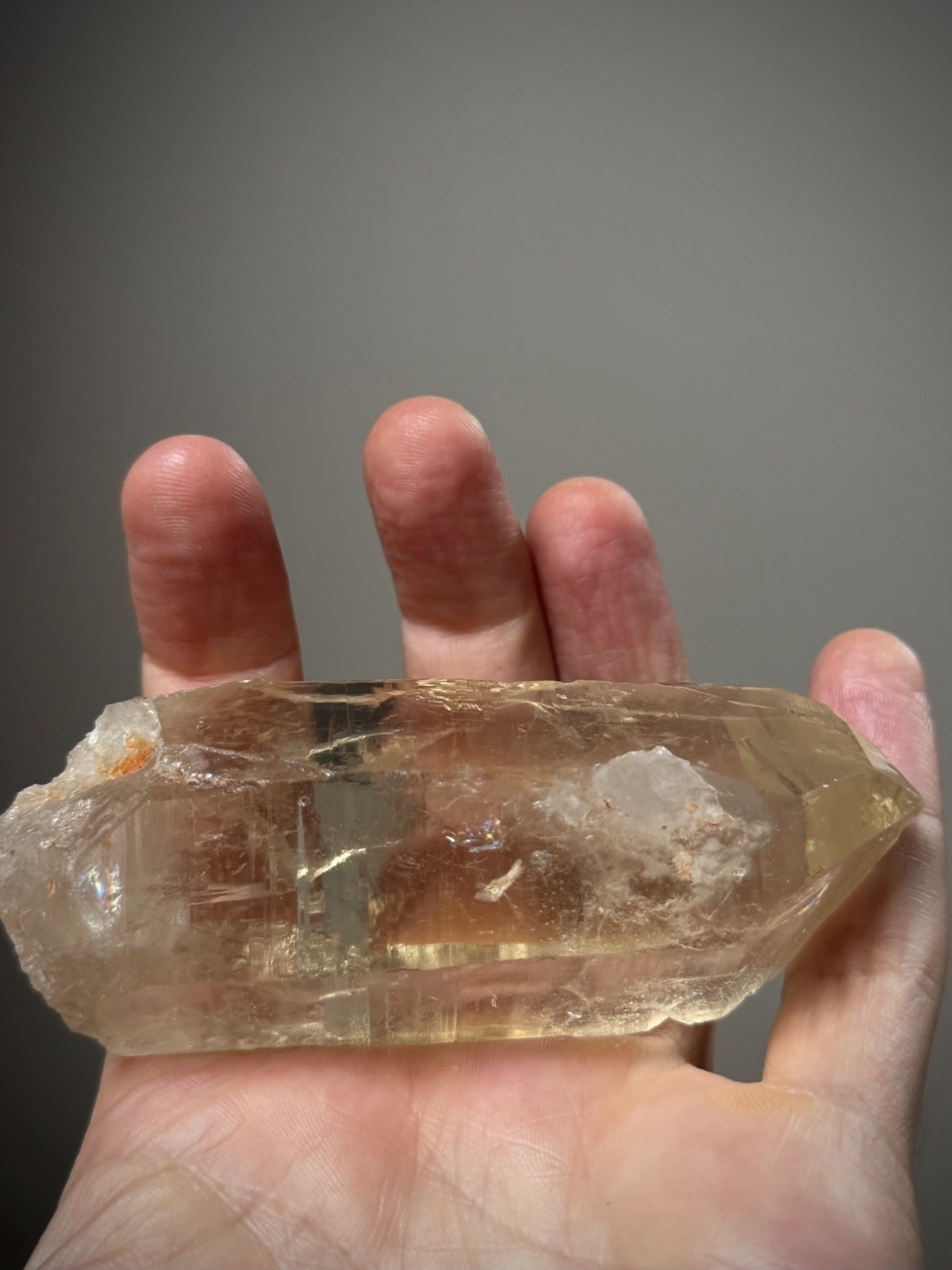 Natural Citrine Quartz Crystal Optical Quartz Brazil Citrine Crystal Quartz