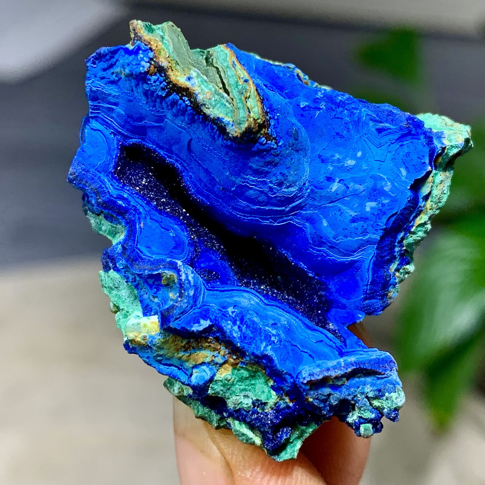 30G Best Natural Azurite/Malachite raw Crystal Mineral Specimen