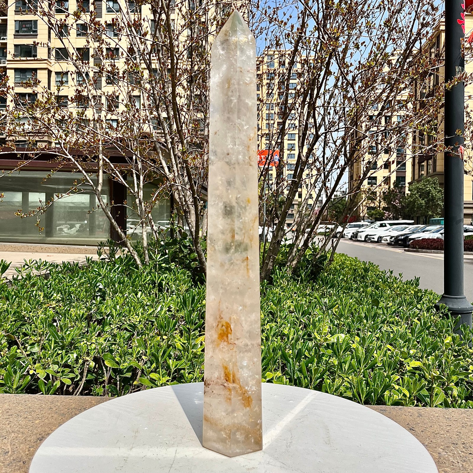 Raw Clear Quartz Crystal Point Cluster Specimen Mineral Home Office Decor 6.3 lb