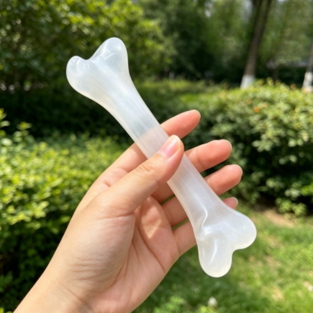 Gypsum Carved Skeleton Bone Halloween Spooky Gothic Home Party Decor Gift 2pcs