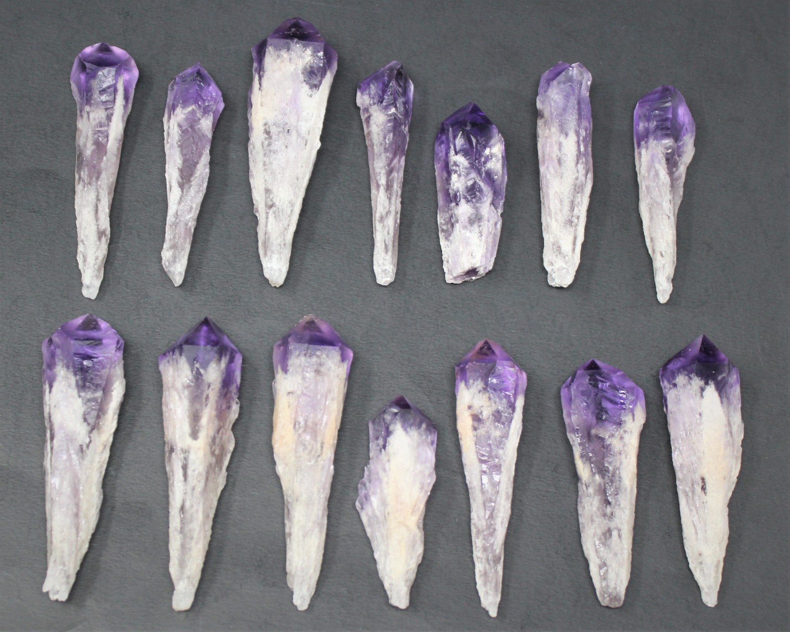 LARGE Royal Bahia Elestial Amethyst Points, 2-3″ Natural Amethyst Crystal Point