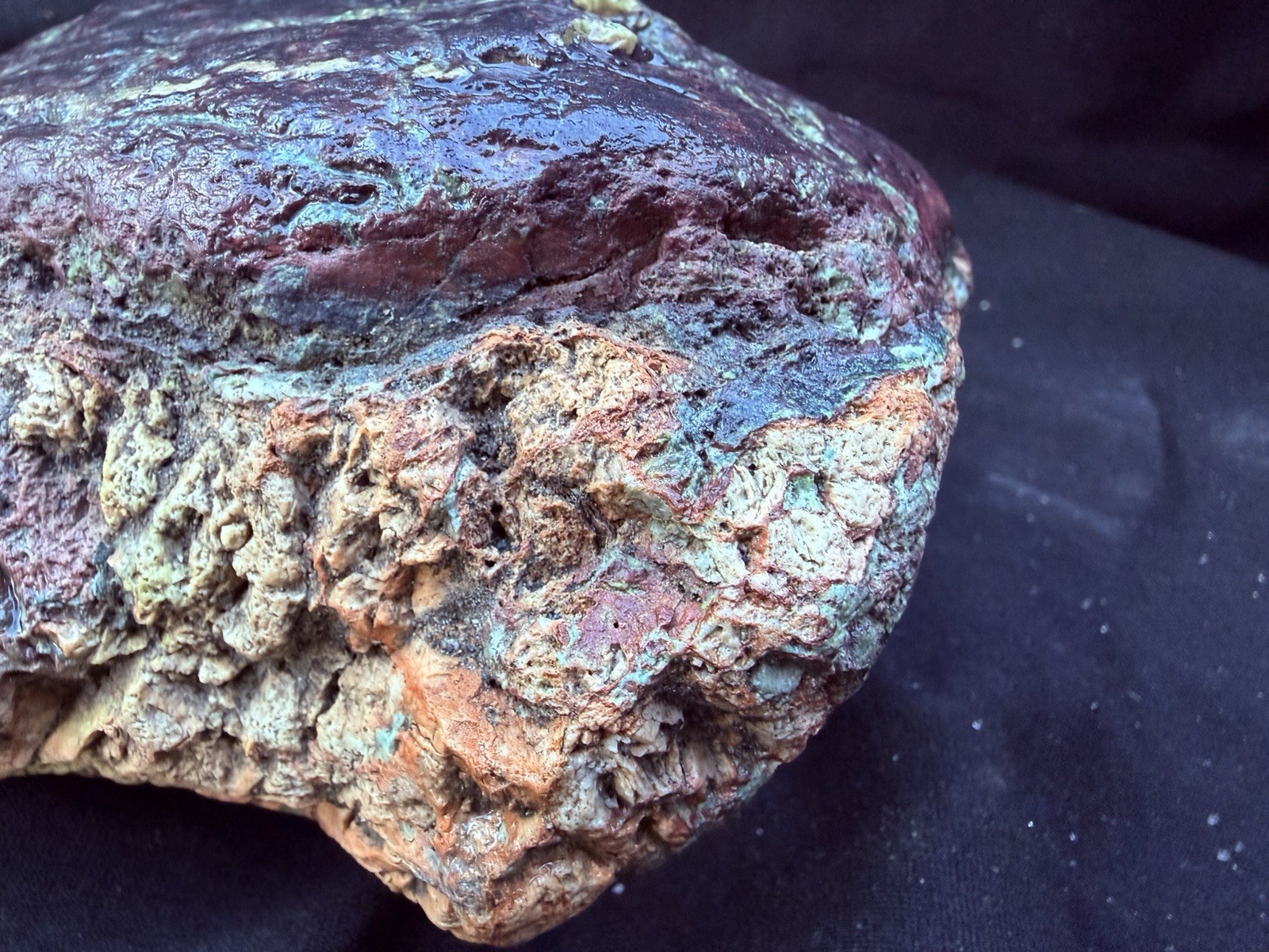 “The Alchemist” – Large Natural Multi-Color Jasper Display Stone | One-of-a-Kind