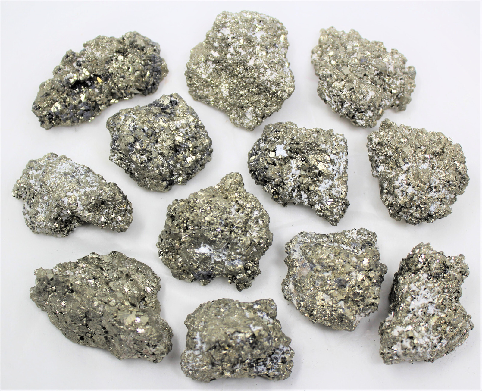 JUMBO Rough Natural Pyrite Crystal Chunks, Huge Raw Pyrite Specimens (‘A’ Grade)