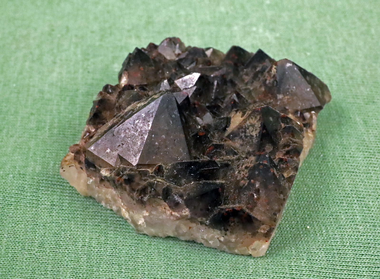Thunder Bay Hematite Dark Purple “Black”Amethyst Cluster Ontario, Canada
