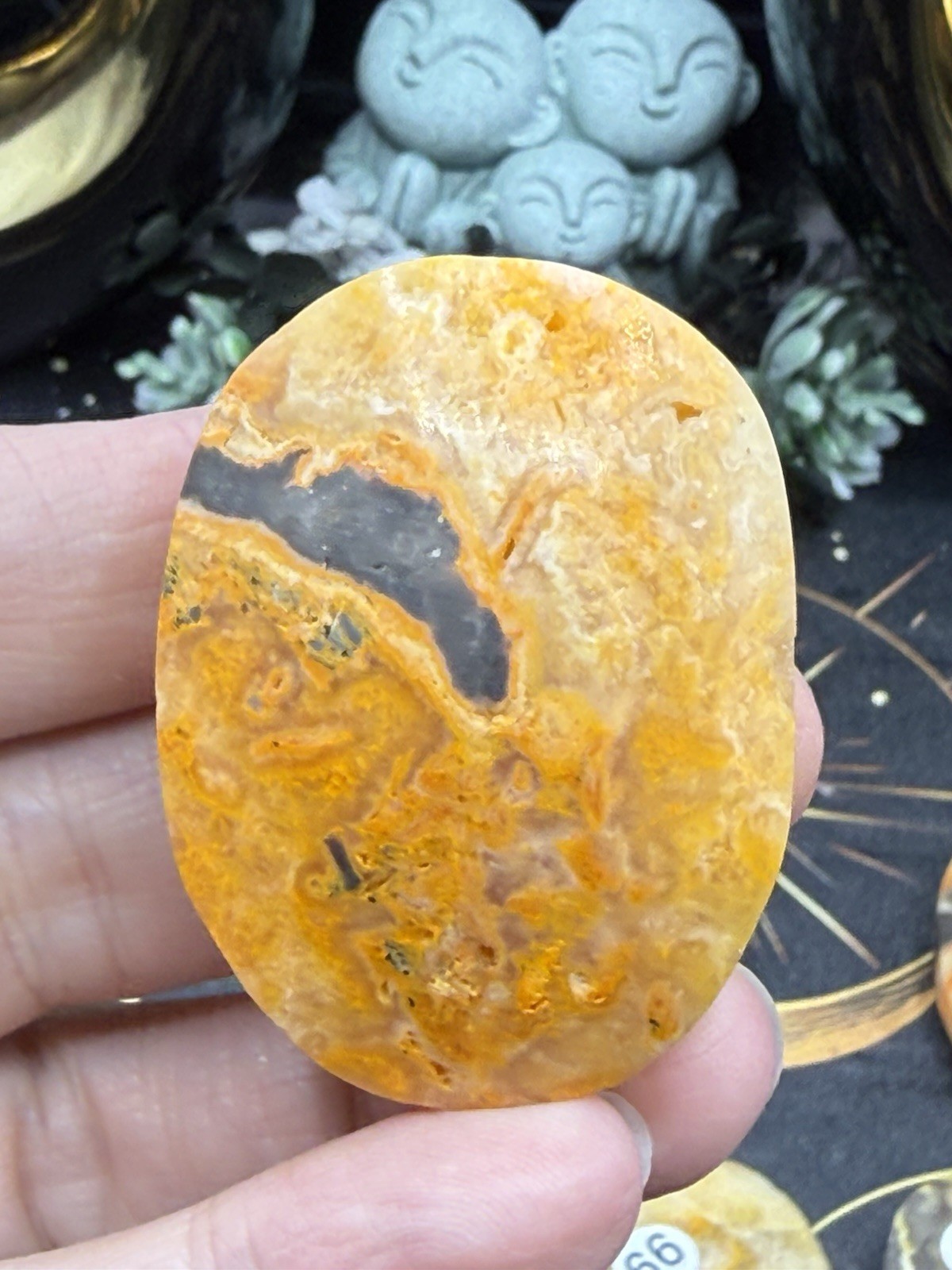 Natural Bumblebee Jasper Palms Druze vugs raw Free shipping
