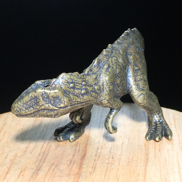 70g Ancient Chinese Handcrafted.Brass Exquisite.Perfect Dinosaur sculpture.gift