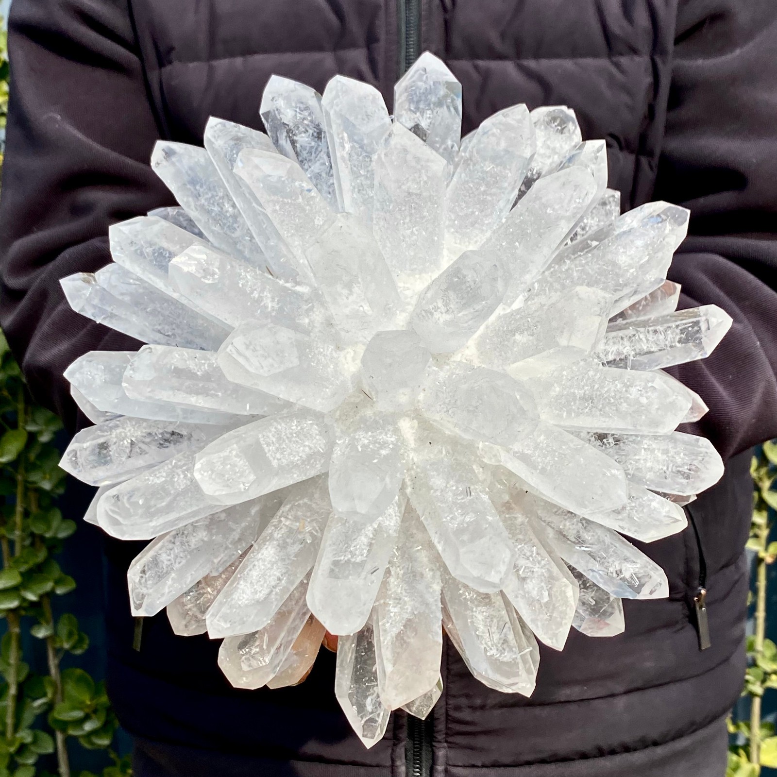 10.03LB Natural White Clear Quartz Crystal Cluster Rock Stone Specimens Reik