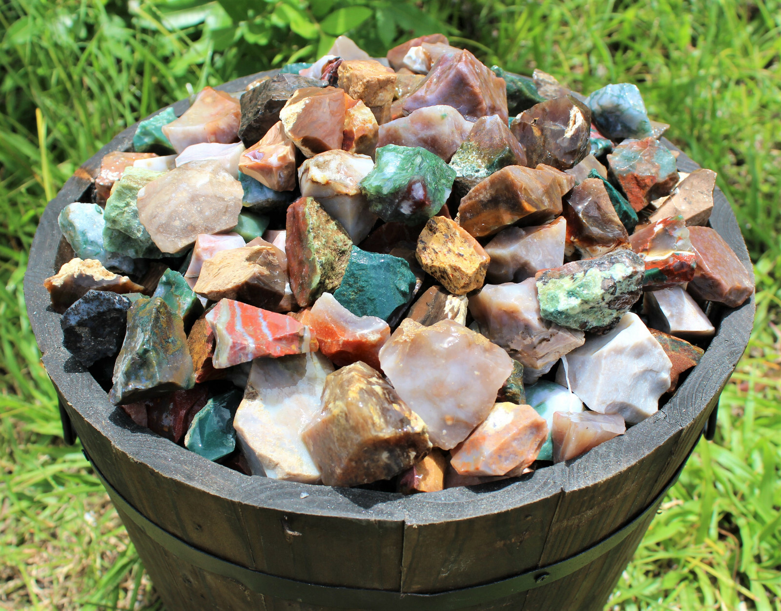 Rough Fancy Jasper Crystals: Choose How Many Pieces (Raw Natural Jasper)