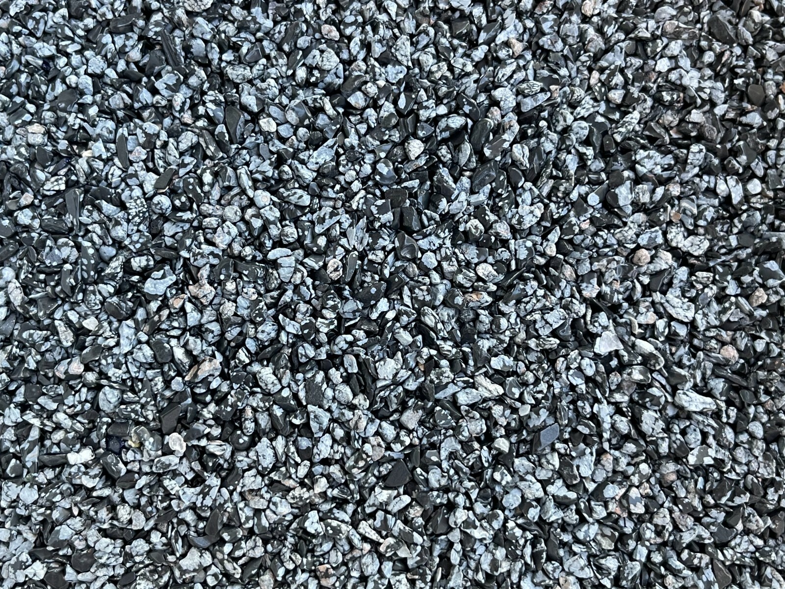 Grade A++ Snowflake Obsidian Semi Tumbled Gemstone Mini Chips 3 – 6 mm, Bulk Lot