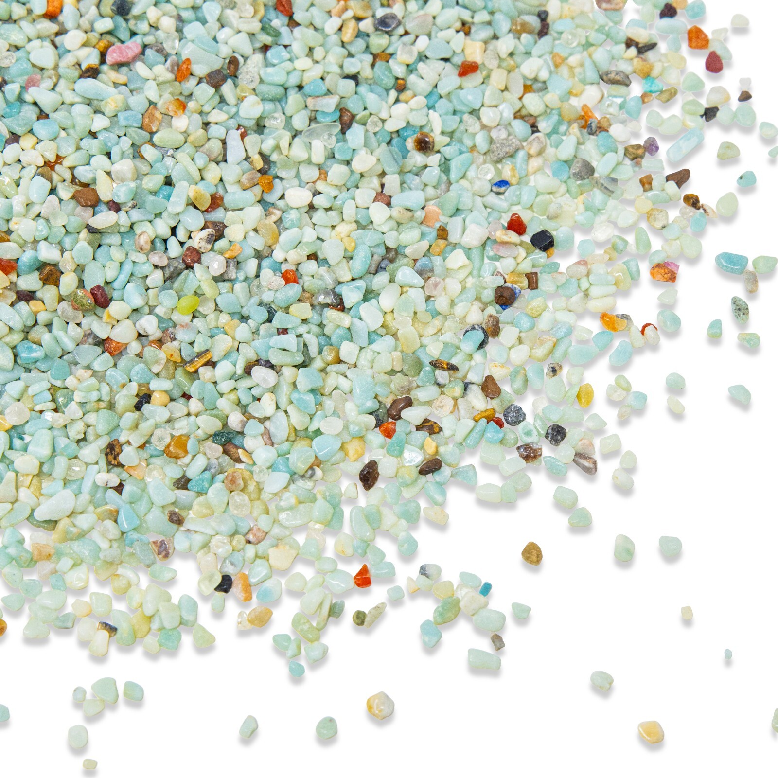 Tumbled Amazonite Crystal Chips Bulk Gemstone Undrilled Beads Natural Stones