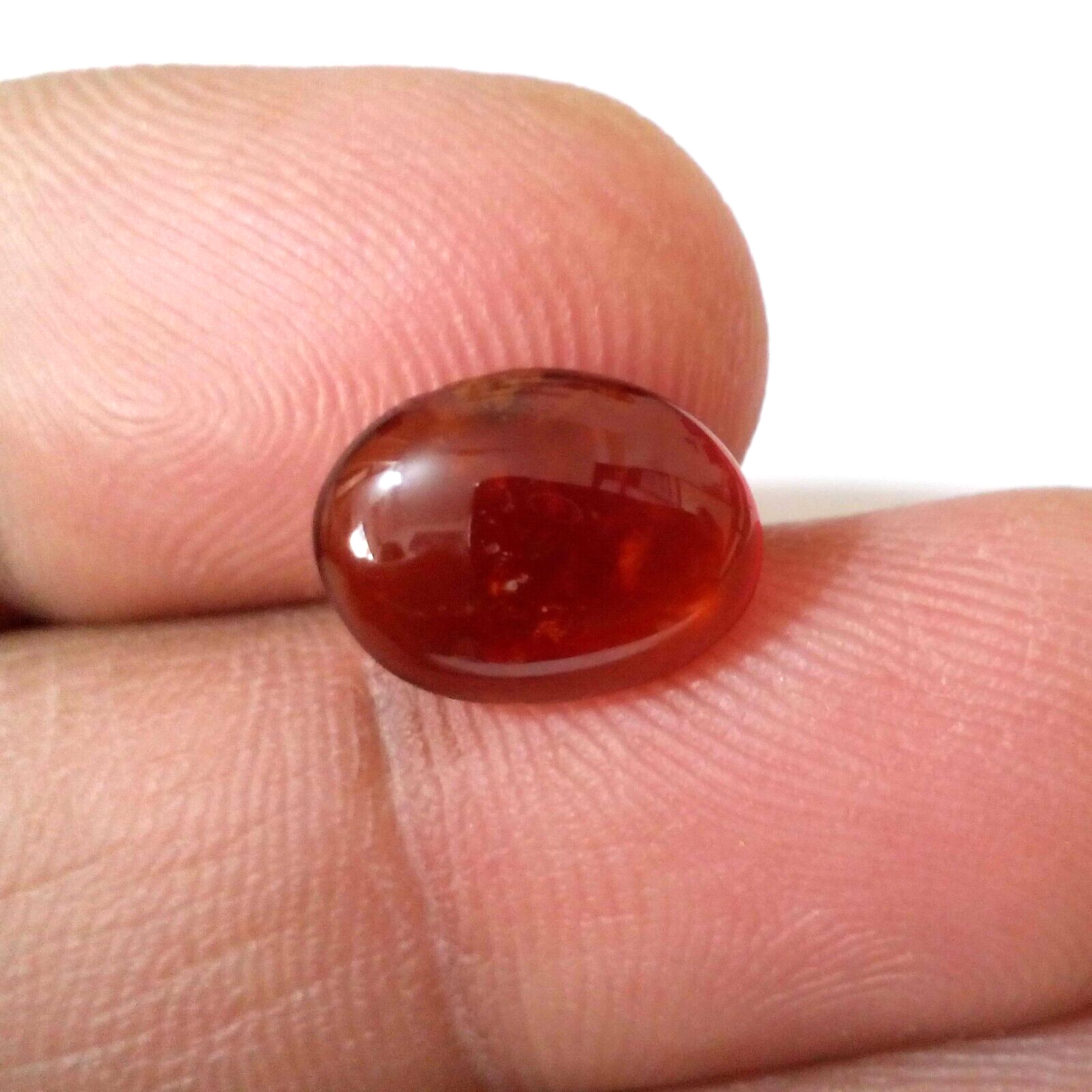 Excellent Unique Hessonite Garnet Oval Shape 4.25 Crt Loose Gemstone For Jewelry