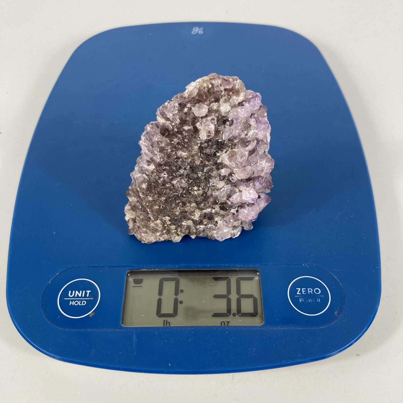 Light Pale Purple Crystal Cluster Geode Rock Quartz 3.6 Ounces 3″ x 2″ Stands Up